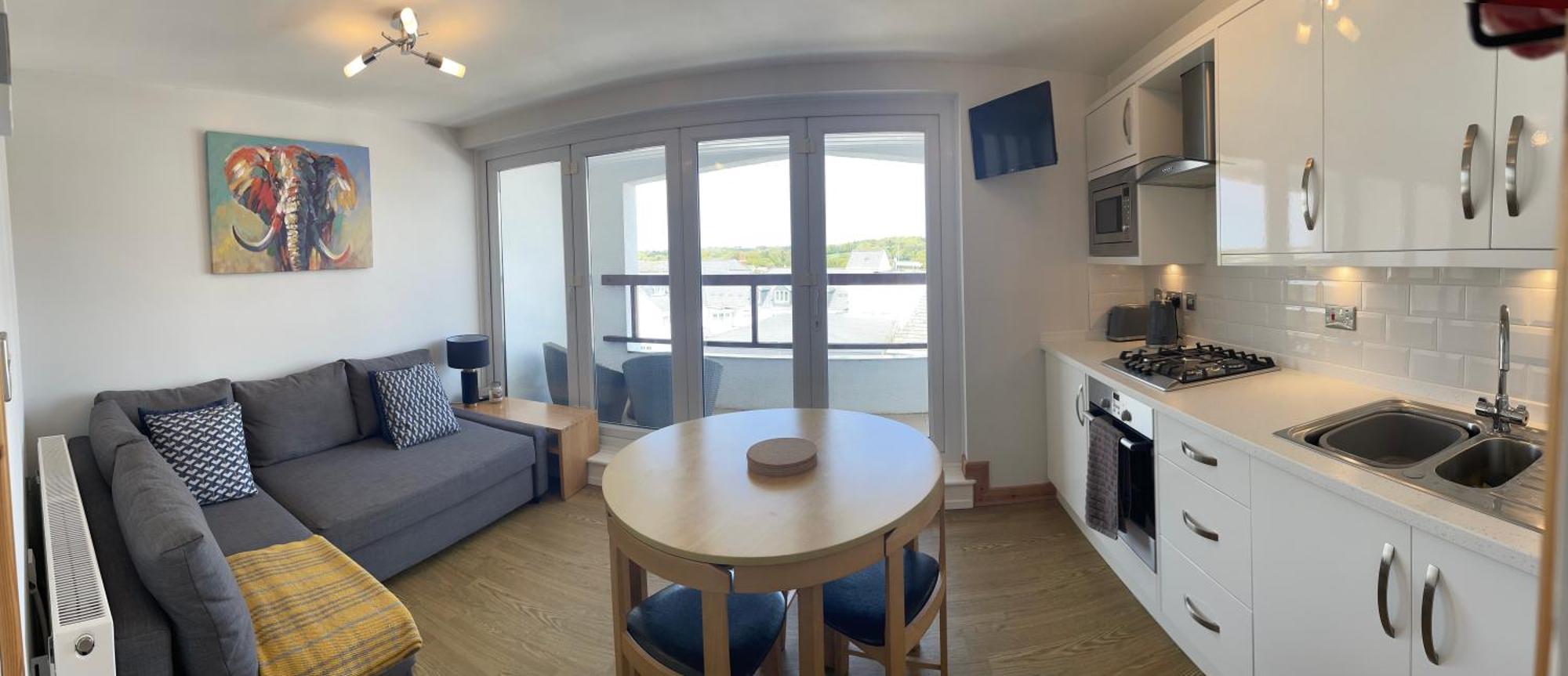 Apartamento Stylish 2-bed Seaview Apartment, Balcony & Parking Saundersfoot